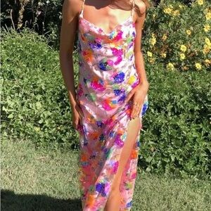 Long Sequined Party Dress